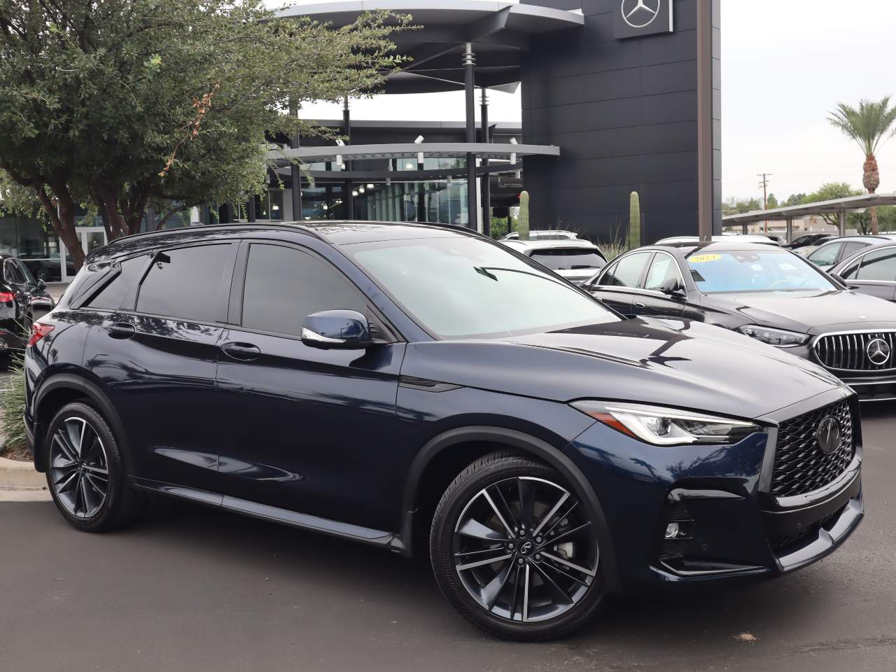 Hermosa Blue 2025 INFINITI QX50 SUV / Crossover All-Wheel Drive Continuously Variable Transmission