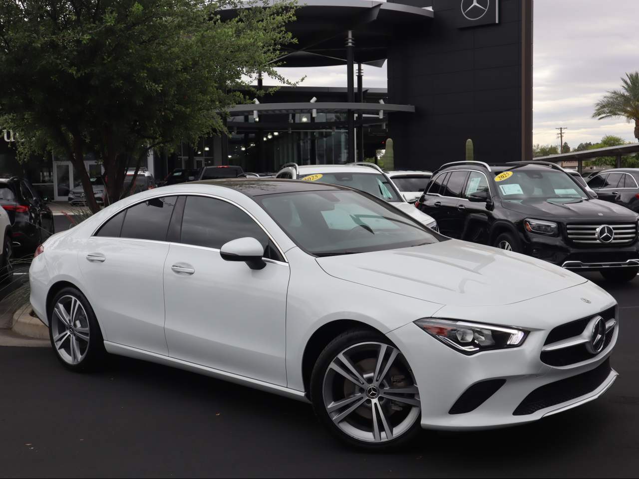 Polar White 2021 Mercedes-Benz CLA 250 FWD Coupe Front-Wheel Drive 7-Speed Automatic