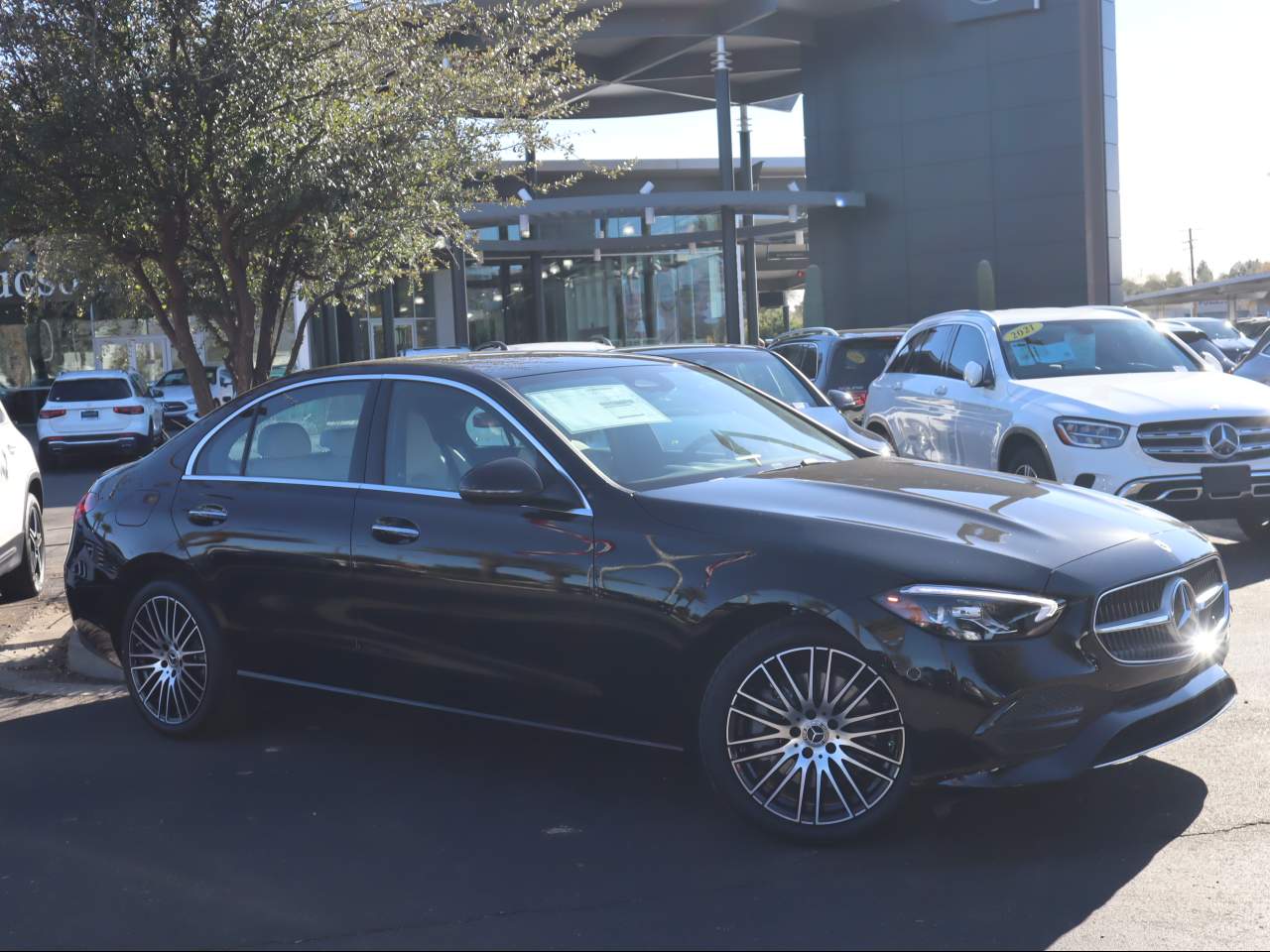 Black 2026 Mercedes-Benz C-Class Sedan Rear-Wheel Drive 9-Speed Automatic