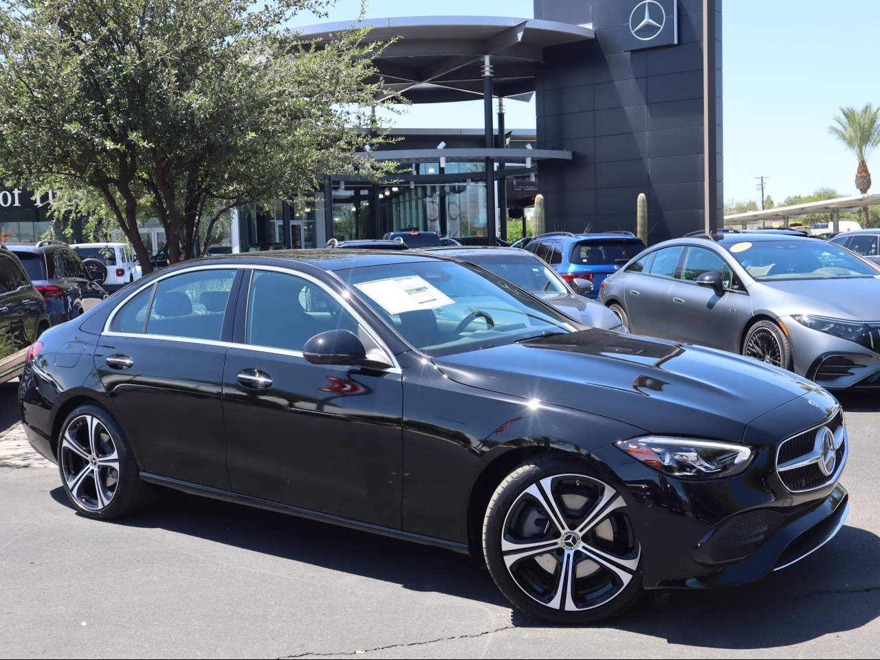 Black 2025 Mercedes-Benz C-Class C 300 RWD Sedan Rear-Wheel Drive 9-Speed Automatic
