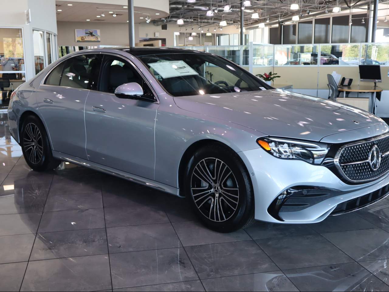 Cirrus Silver Metallic 2026 Mercedes-Benz E-Class E 450 4MATIC Sedan All-Wheel Drive