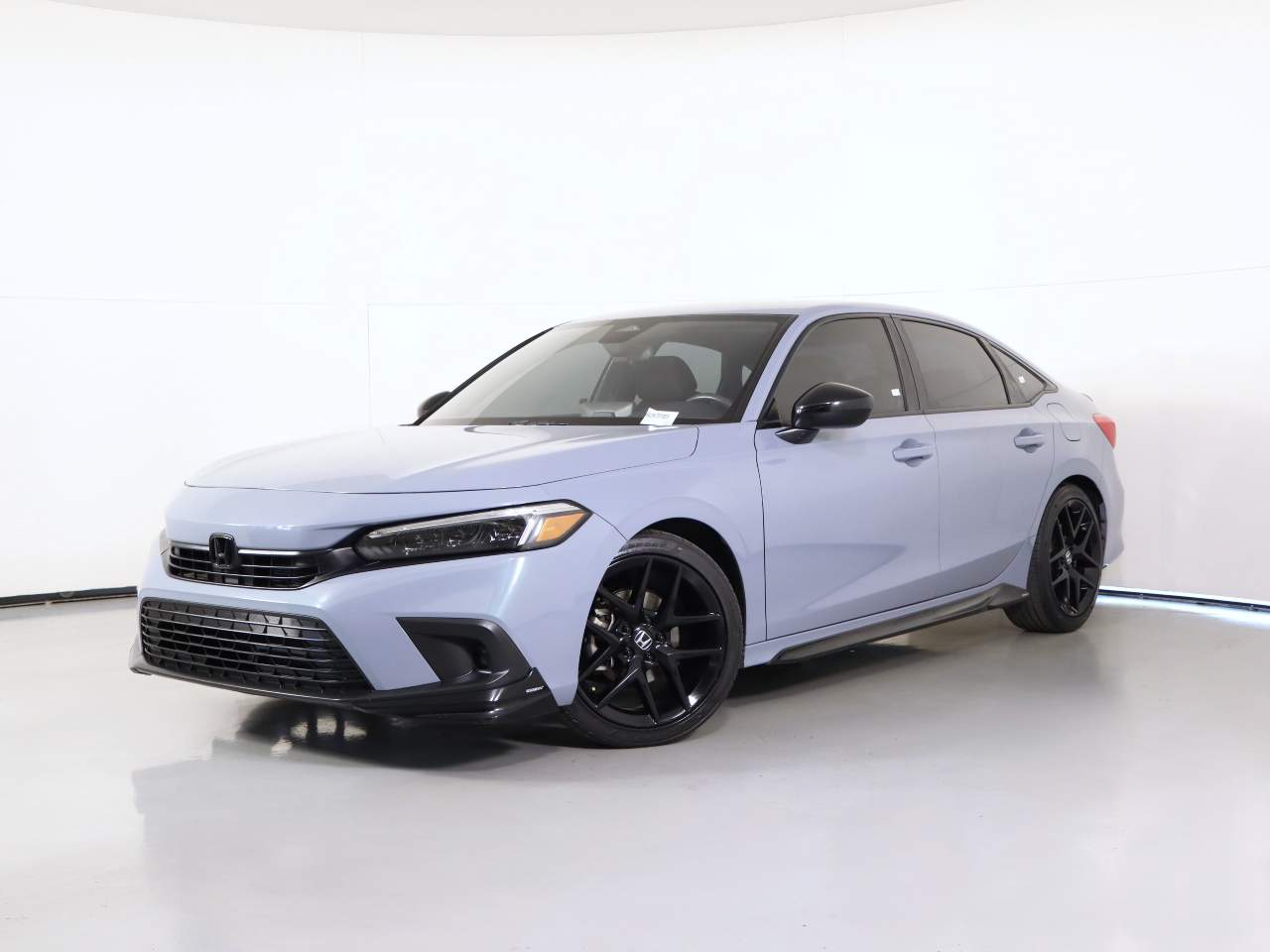 Gray 2022 Honda Civic Sport FWD Sedan Front-Wheel Drive 7-Speed CVT