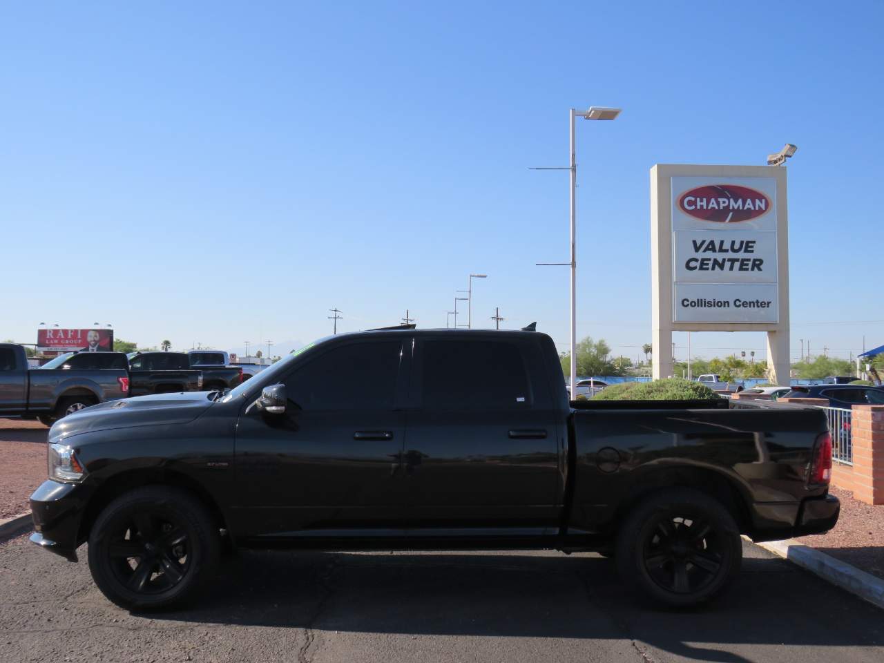 Used 2017 RAM Ram 1500 Pickup Night with VIN 1C6RR6MT9HS651509 for sale in Tucson, AZ