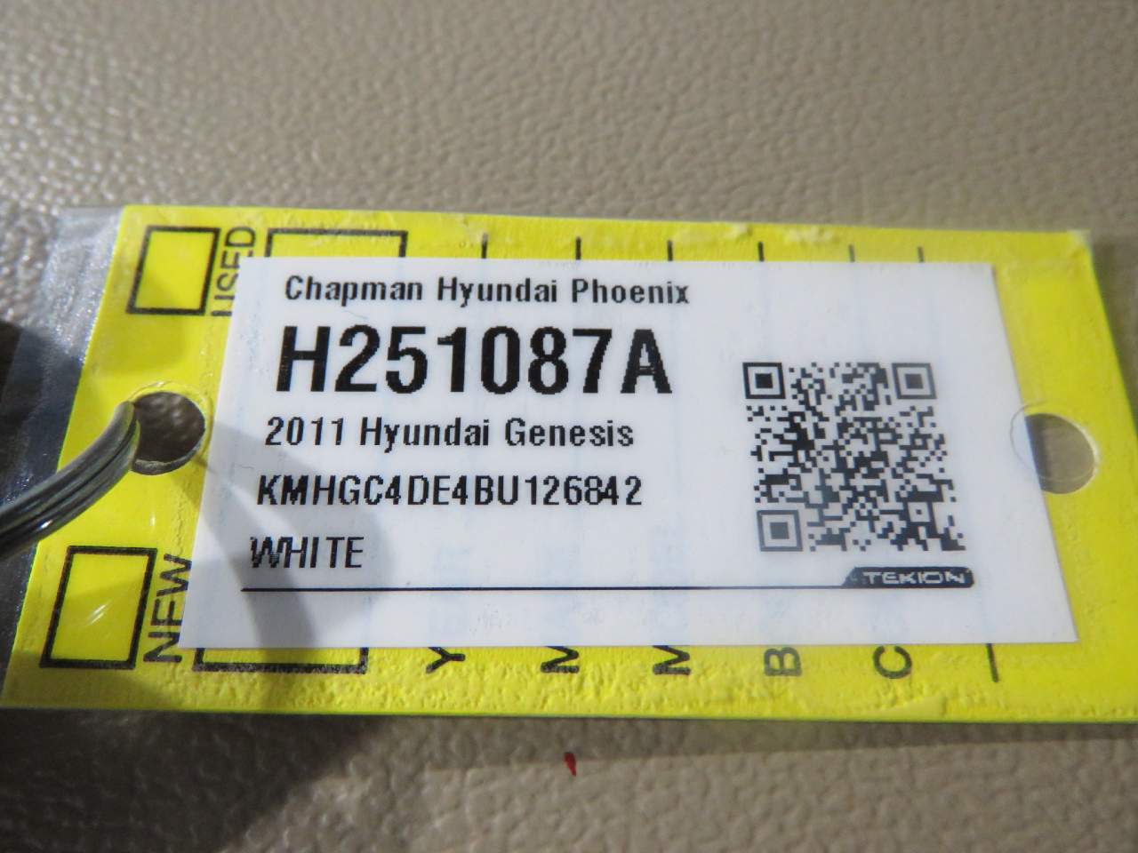 2011 Hyundai Genesis 3.8L V6