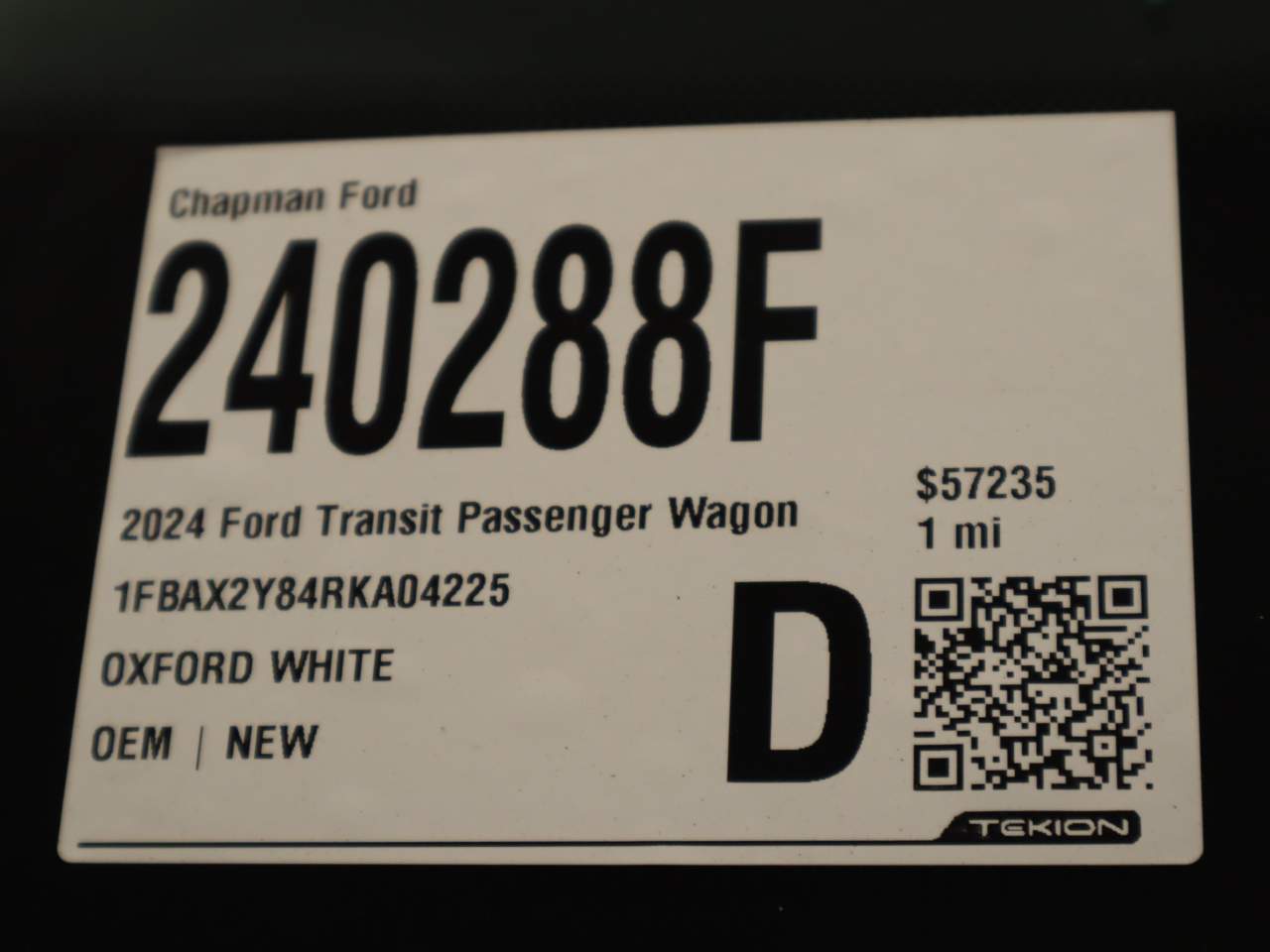 2024 Ford Transit 350 XL
