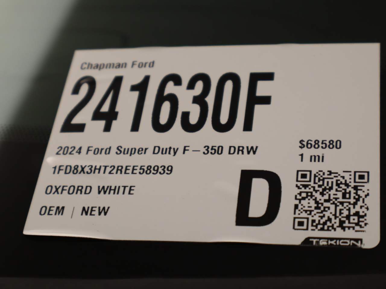 2024 Ford F-350 Super Duty DRW SuperCab XL