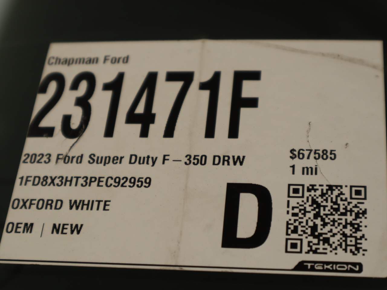 2023 Ford F-350 Super Duty DRW SuperCab XL