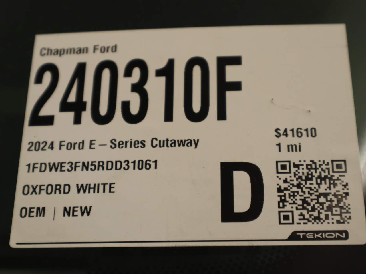 2024 Ford E-Series Full-Size