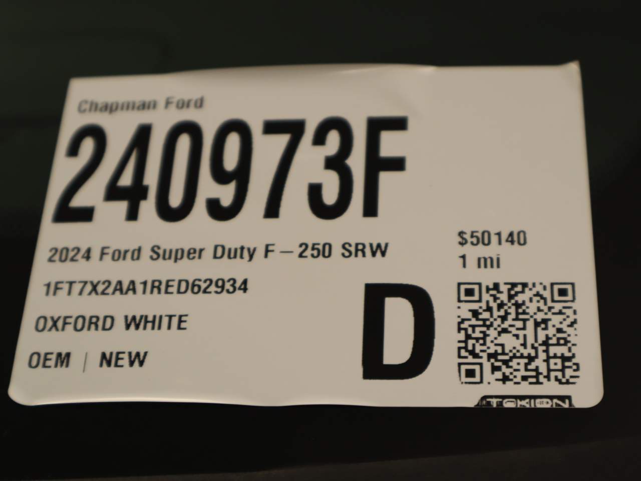 2024 Ford F-250 Super Duty SuperCab XL