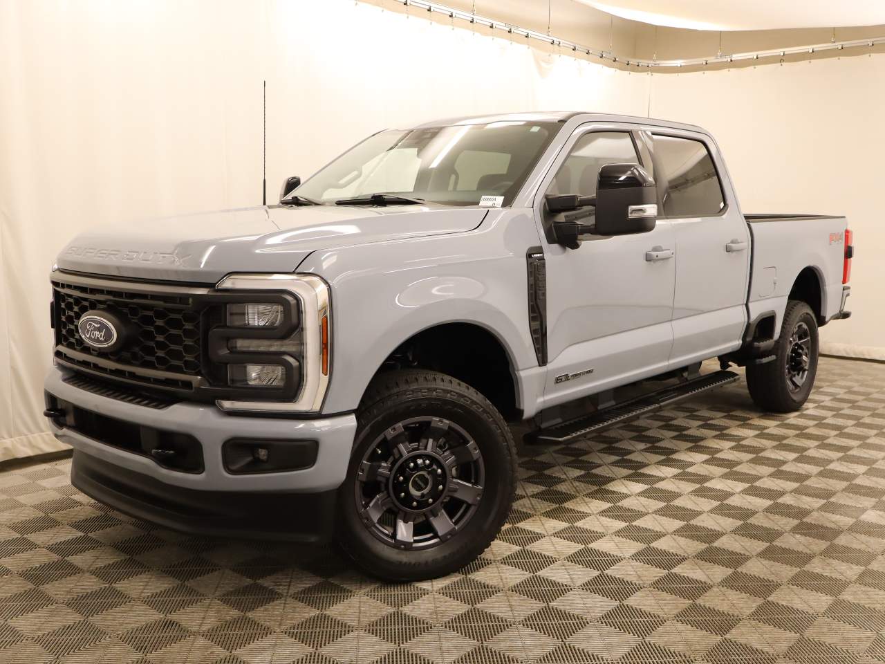 Glacier Gray Metallic Tri-Coat 2024 Ford F-250 Super Duty Pickup Truck Four-Wheel Drive Automatic