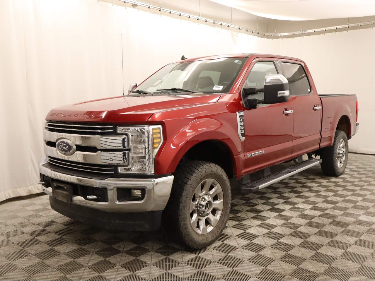 Ruby Red Metallic Tinted Clearcoat 2019 Ford F-350 Super Duty Lariat Crew Cab 4WD Pickup Truck Four-Wheel Drive 6-Speed Automatic