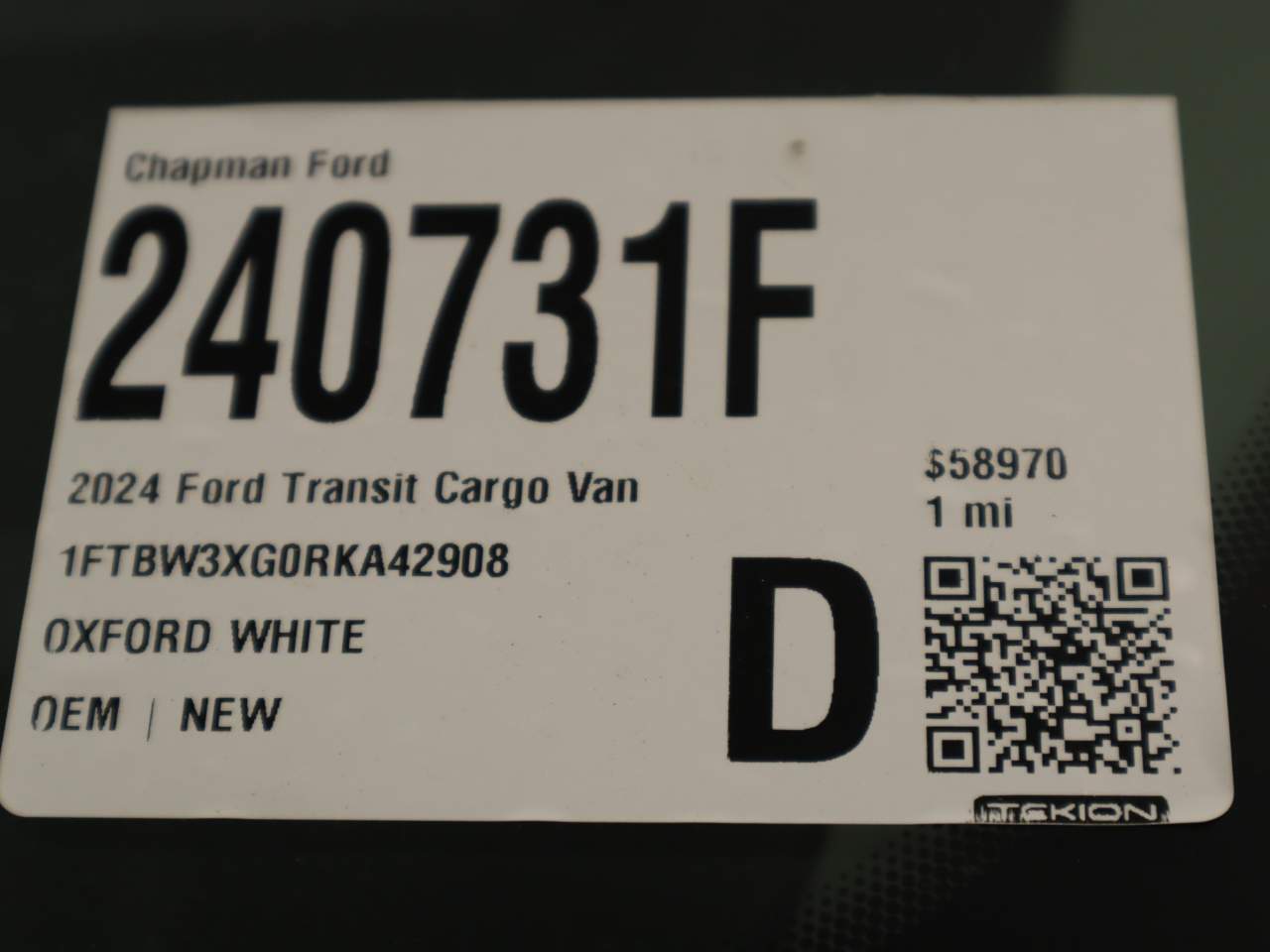 2024 Ford Transit 350