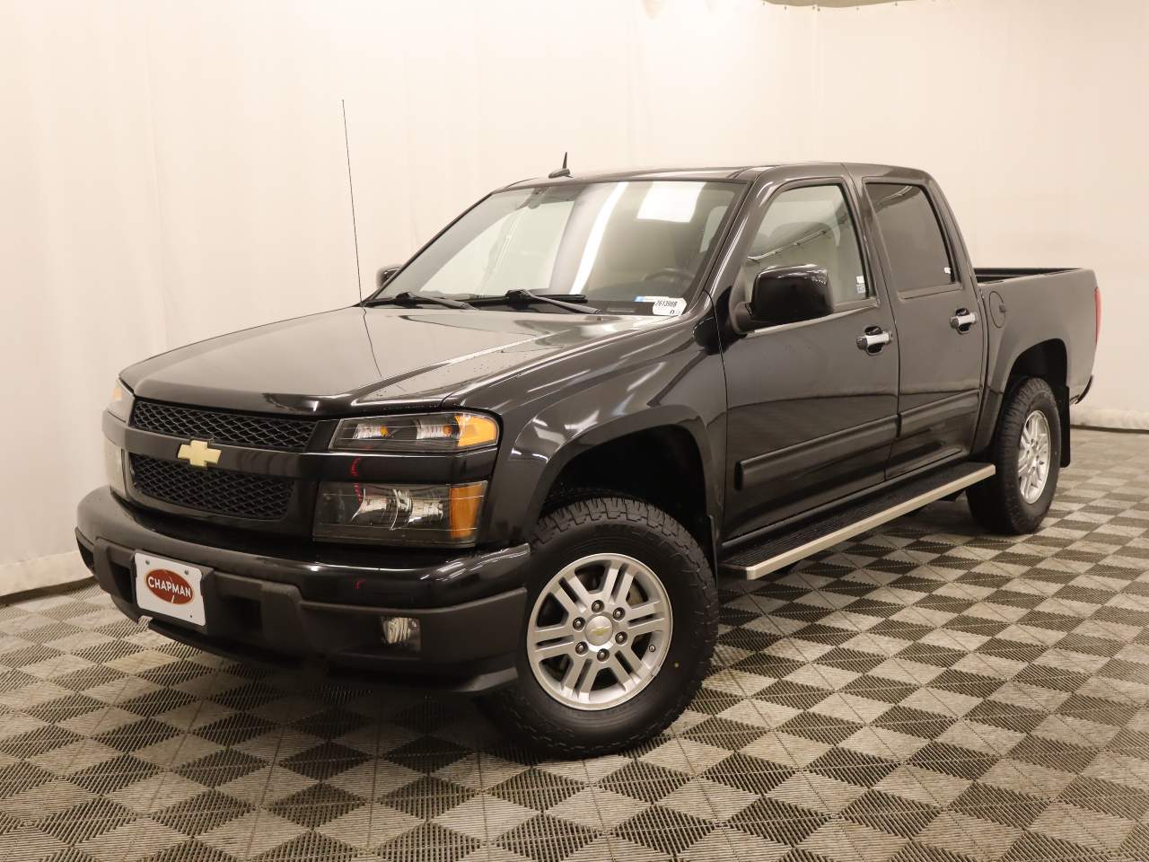 Black 2012 Chevrolet Colorado Pickup Truck Four-Wheel Drive 4-Speed Automatic