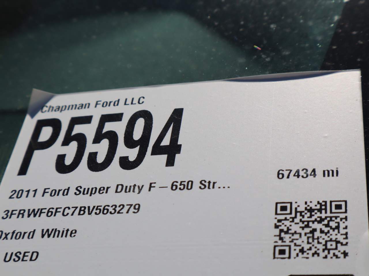 2011 Ford Super Duty F-650 Straight Frame