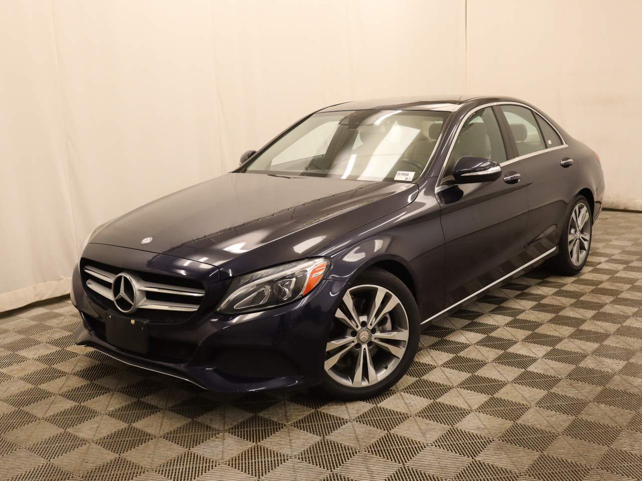 Lunar Blue Metallic 2015 Mercedes-Benz C-Class Sedan Rear-Wheel Drive 7-Speed Automatic