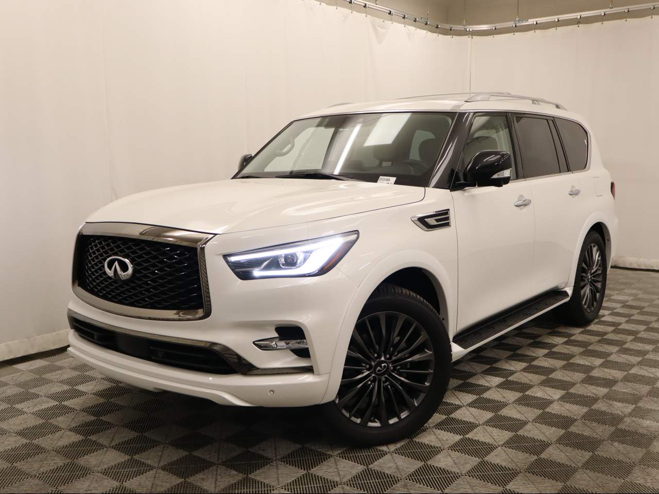 Moonstone White 2023 INFINITI QX80 Premium Select 4WD SUV / Crossover All-Wheel Drive 7-Speed Automatic