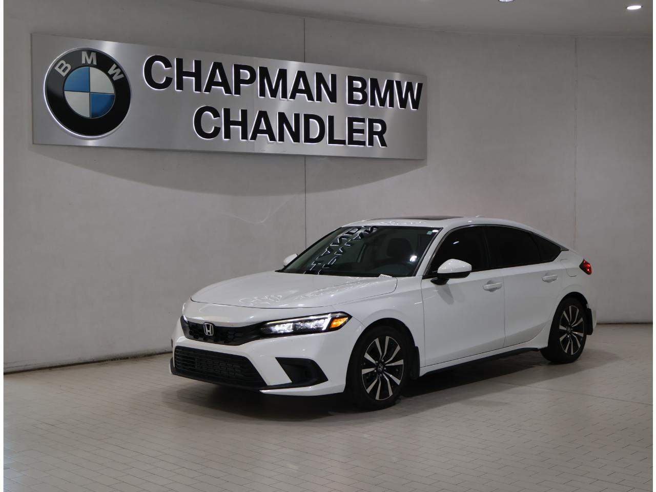 Platinum White Pearl 2022 Honda Civic Hatchback Hatchback Front-Wheel Drive Continuously Variable Transmission
