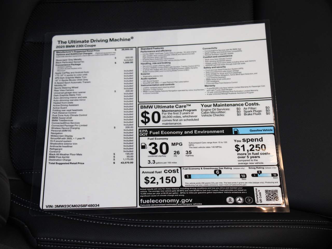 2025 BMW 2-Series 230i Coupe