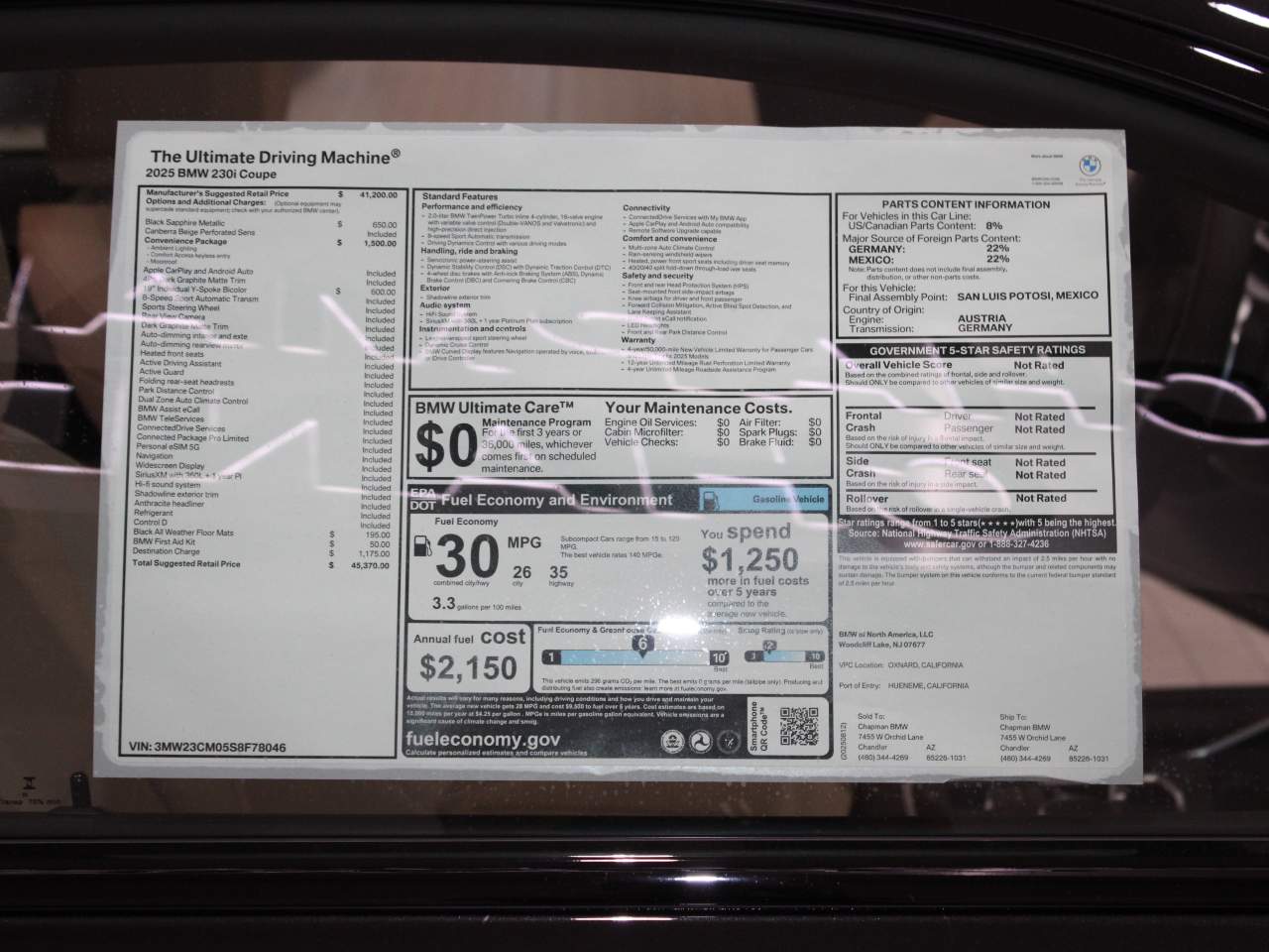 2025 BMW 2-Series 230i Coupe