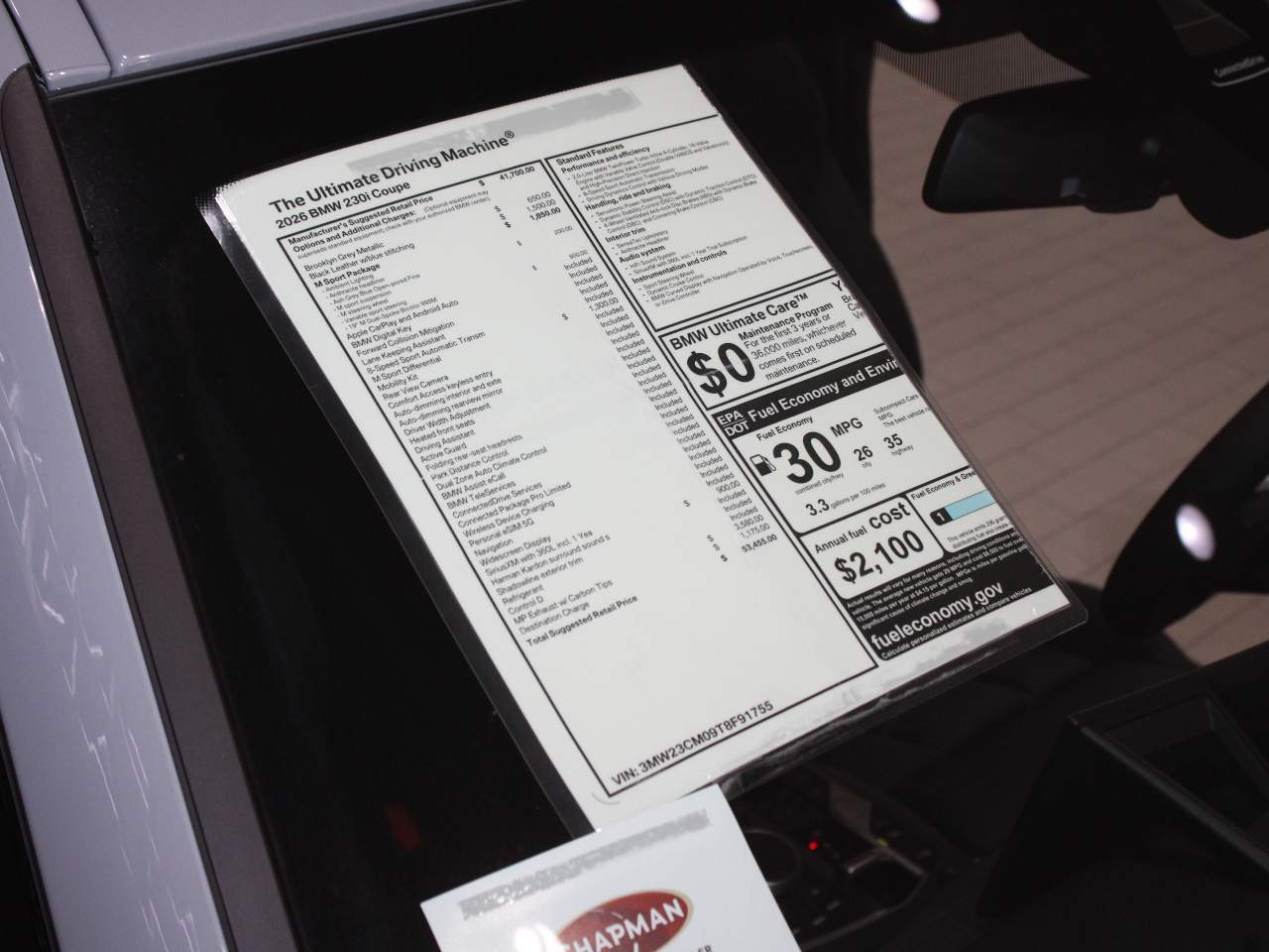 2026 BMW 2-Series 230i Coupe