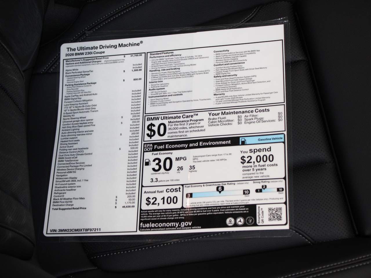 2026 BMW 2-Series 230i Coupe