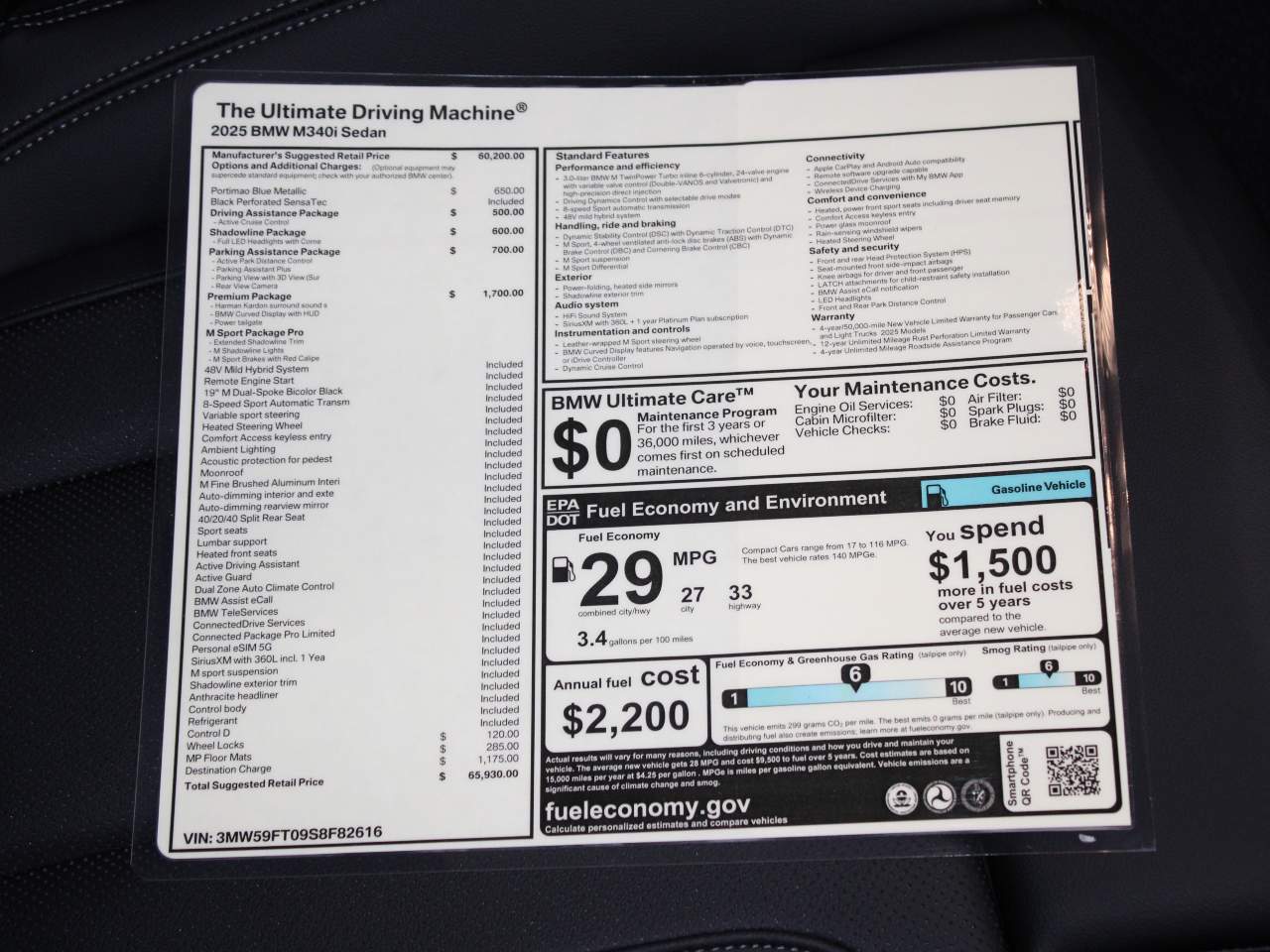 2025 BMW 3-Series M340i Sedan