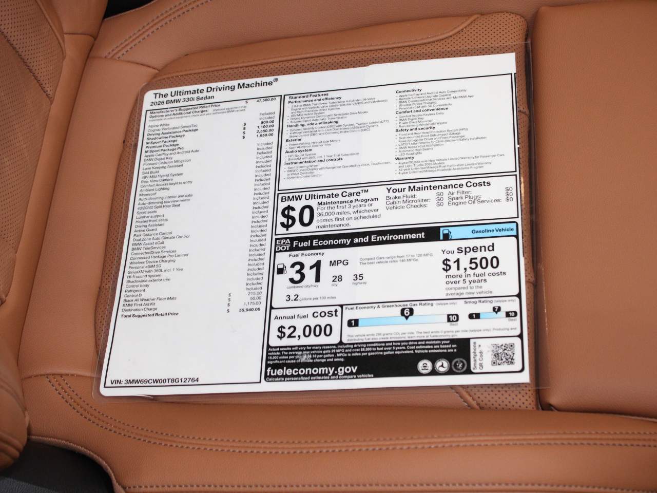 2026 BMW 3-Series 330i Sedan