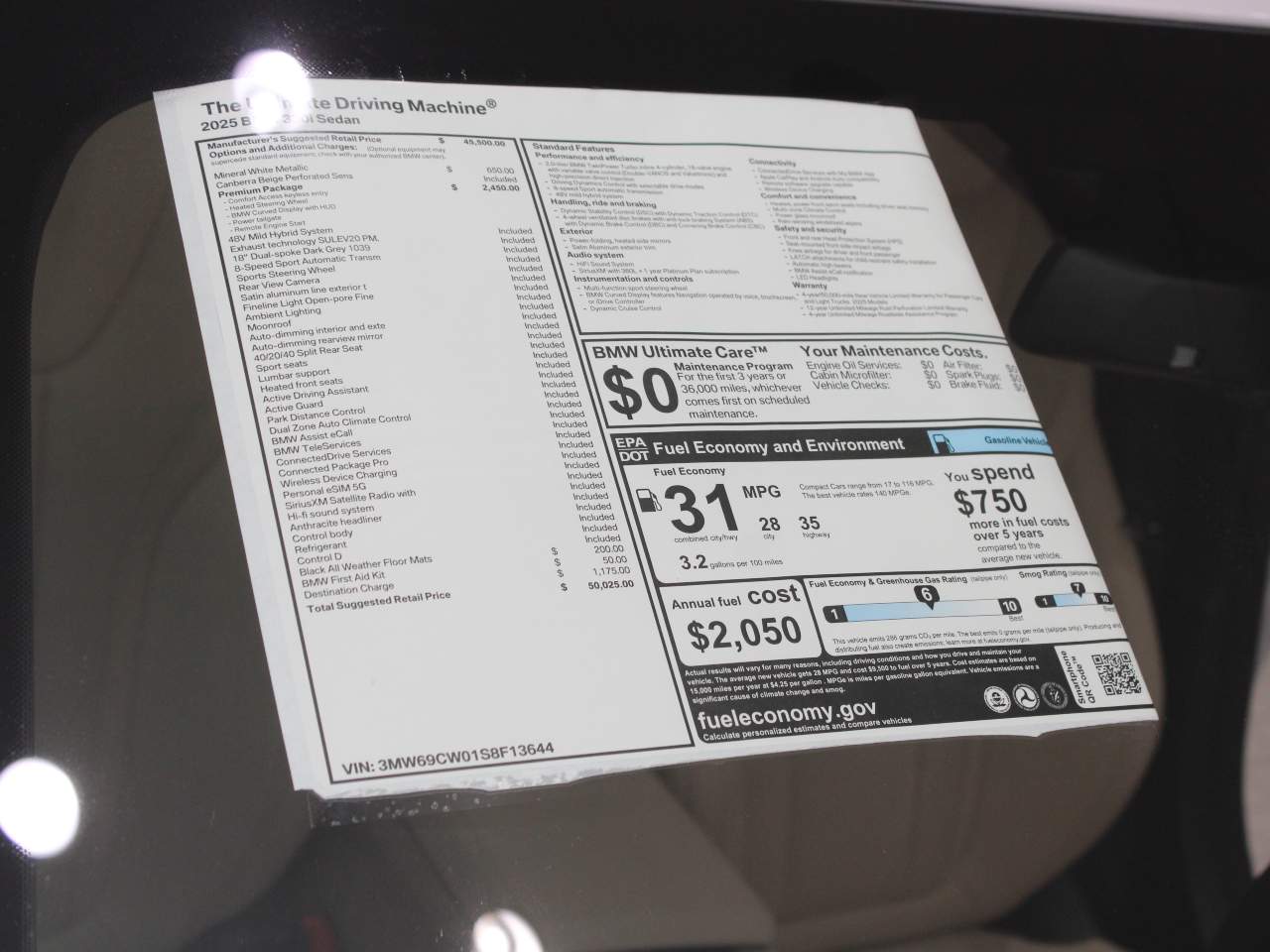 2025 BMW 3-Series 330i Sedan