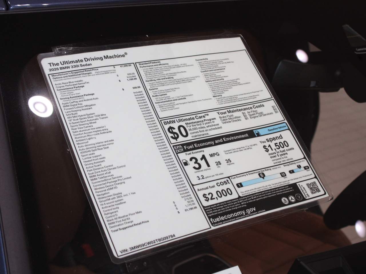 2026 BMW 3-Series 330i Sedan