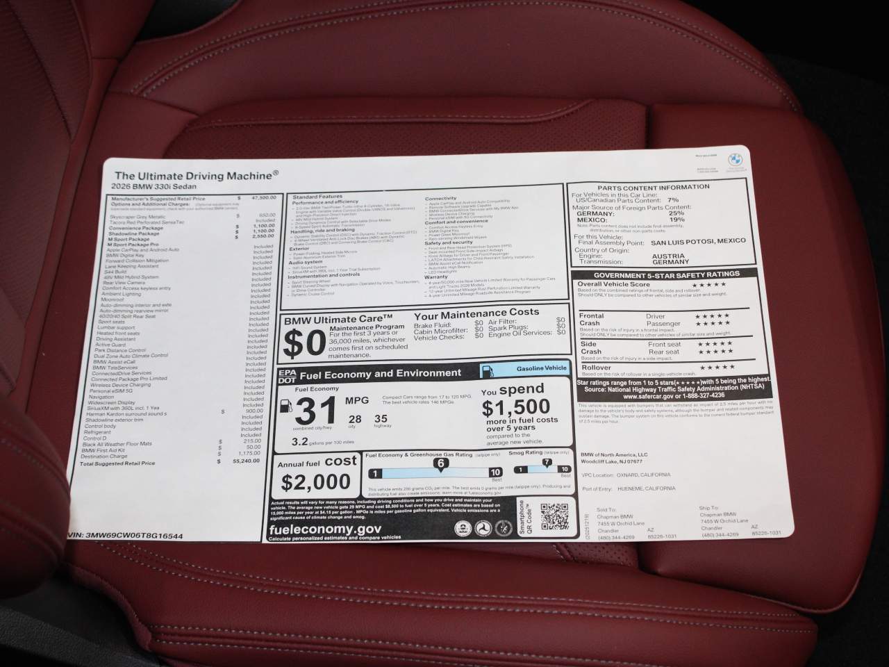 2026 BMW 3-Series 330i Sedan