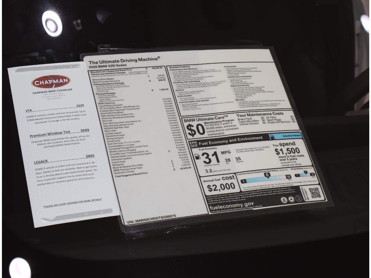 2026 BMW 3-Series 330i Sedan