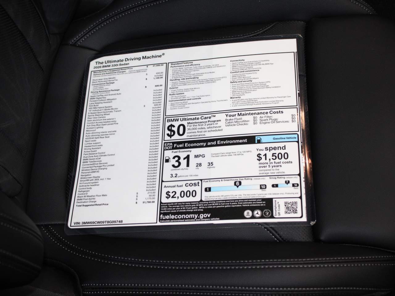 2026 BMW 3-Series 330i Sedan