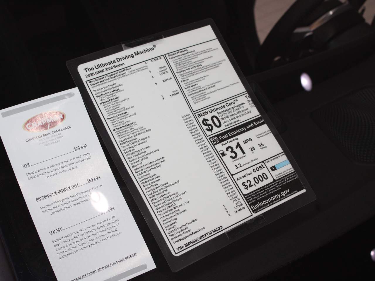 2026 BMW 3-Series 330i Sedan