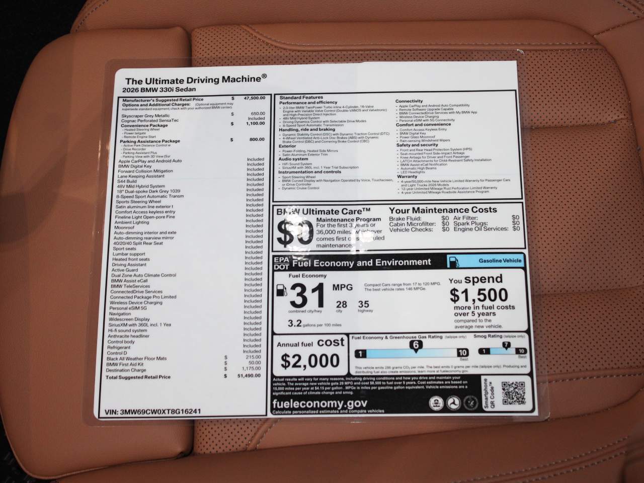 2026 BMW 3-Series 330i Sedan