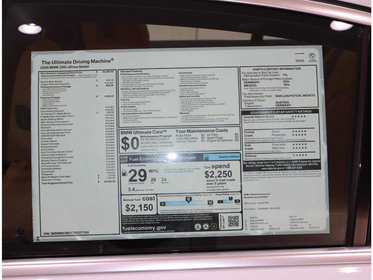 2026 BMW 3-Series 330i xDrive Sedan