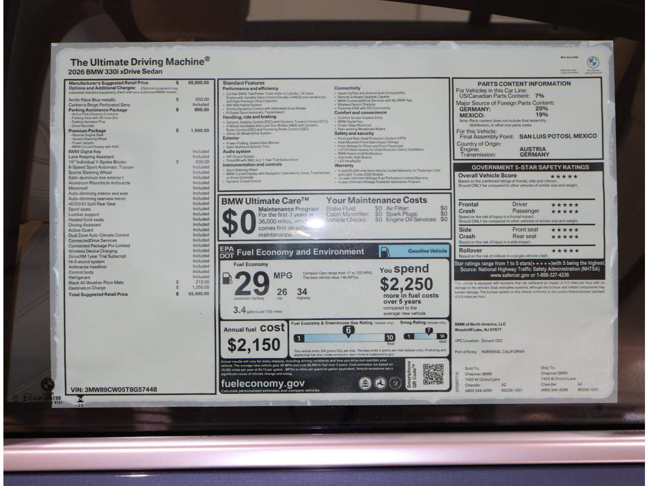 2026 BMW 3-Series 330i xDrive Sedan