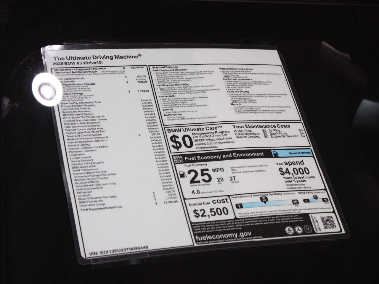 2026 BMW X5 sDrive40i