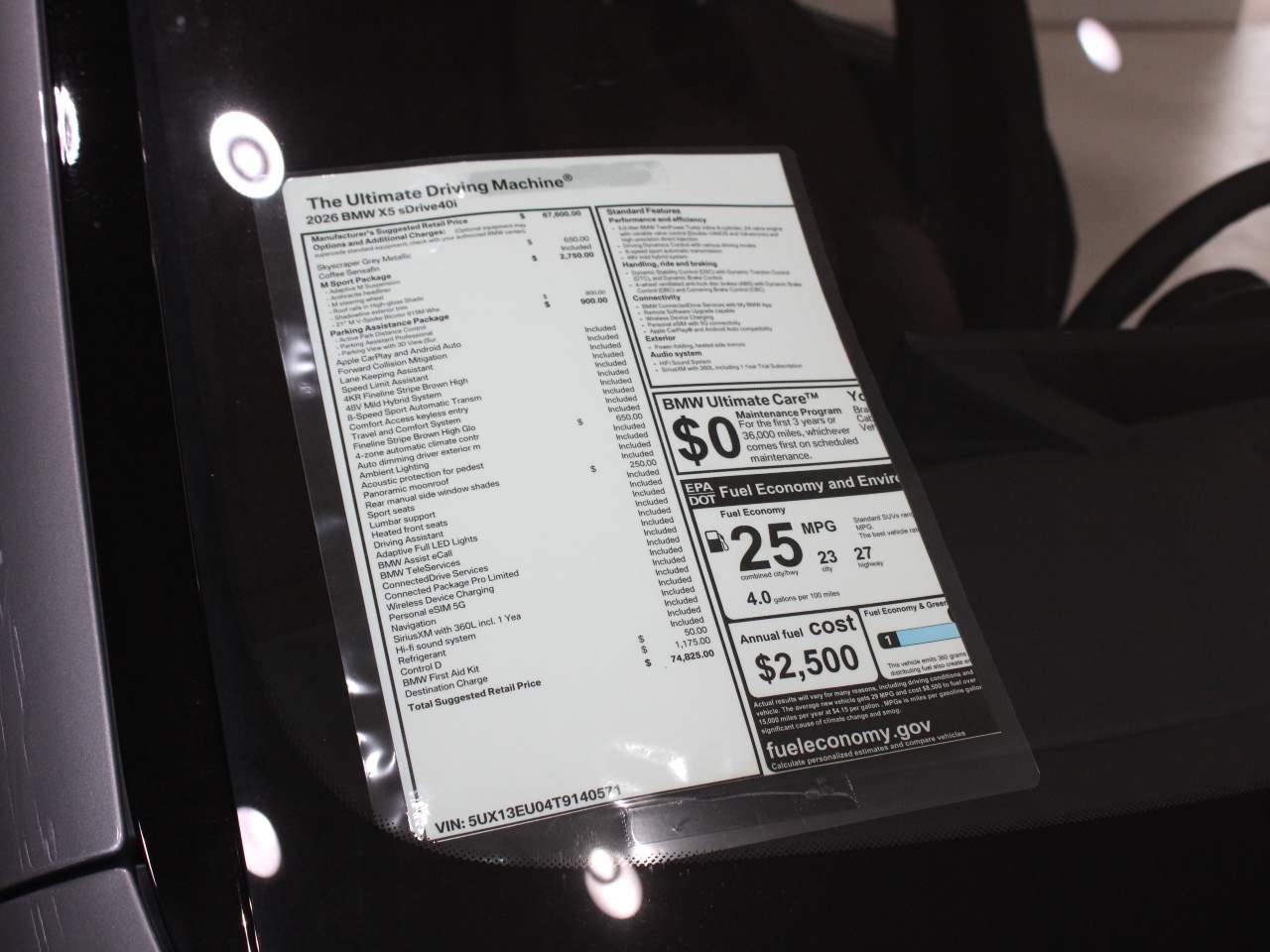 2026 BMW X5 sDrive40i