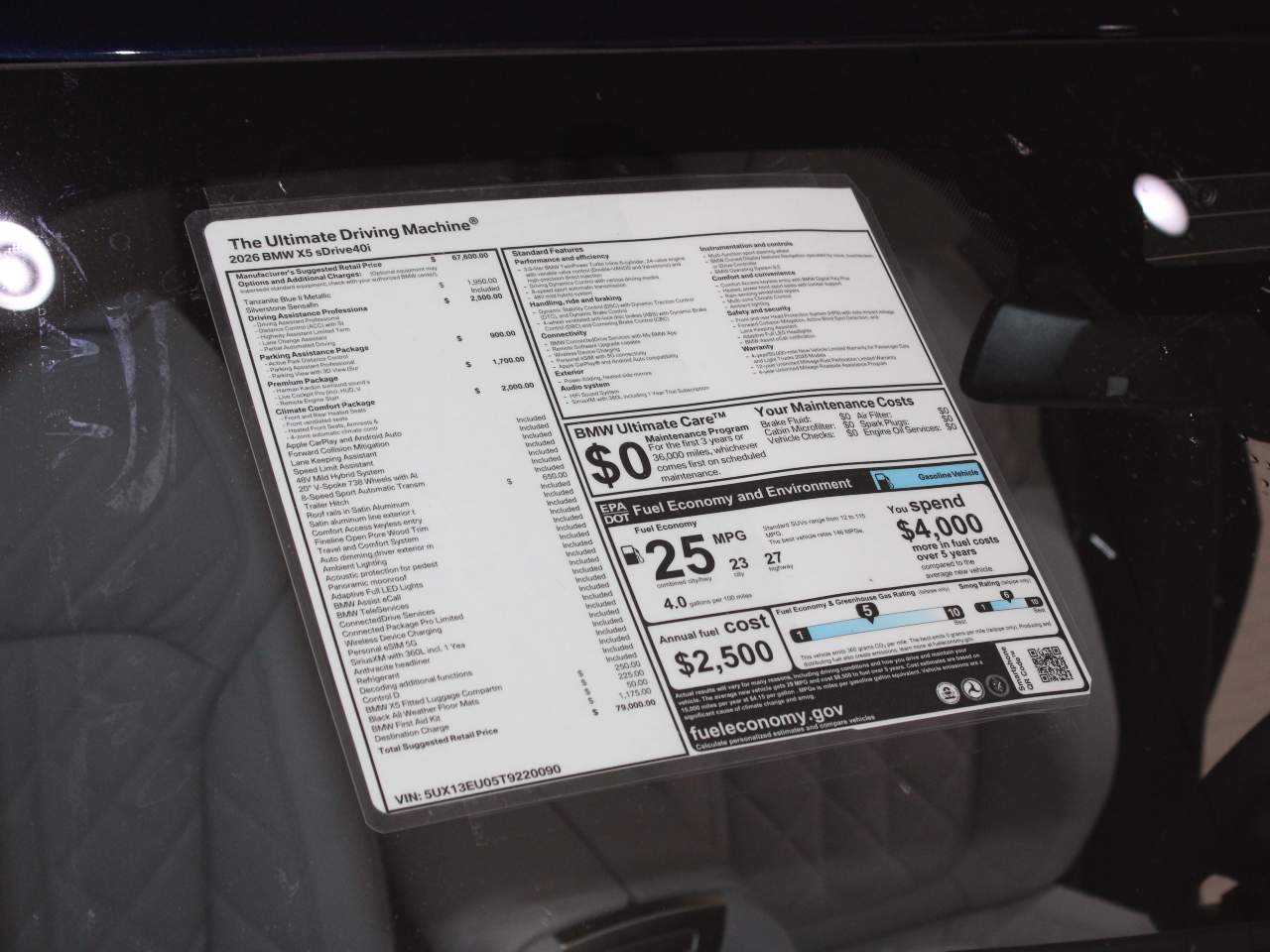 2026 BMW X5 sDrive40i