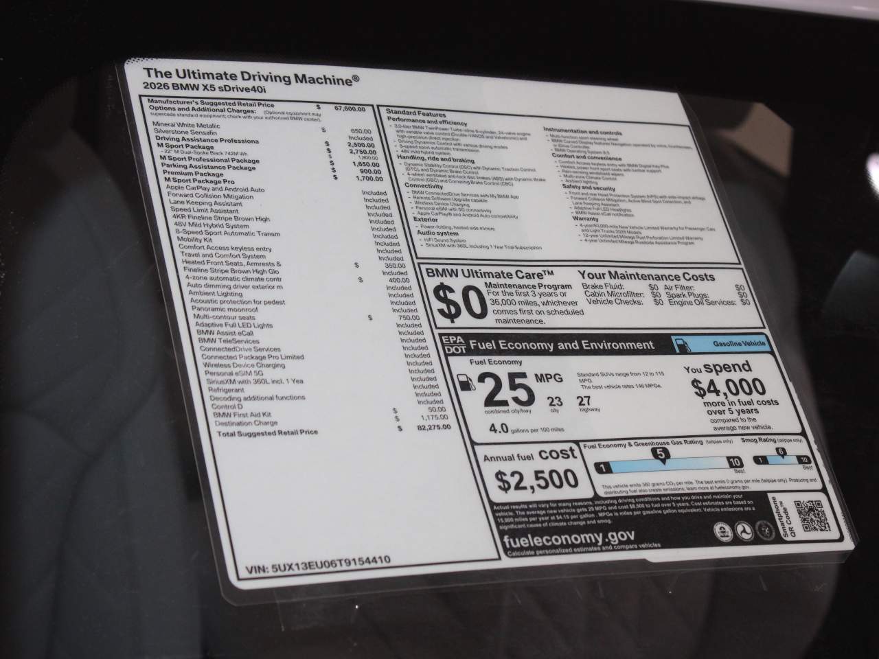 2026 BMW X5 sDrive40i