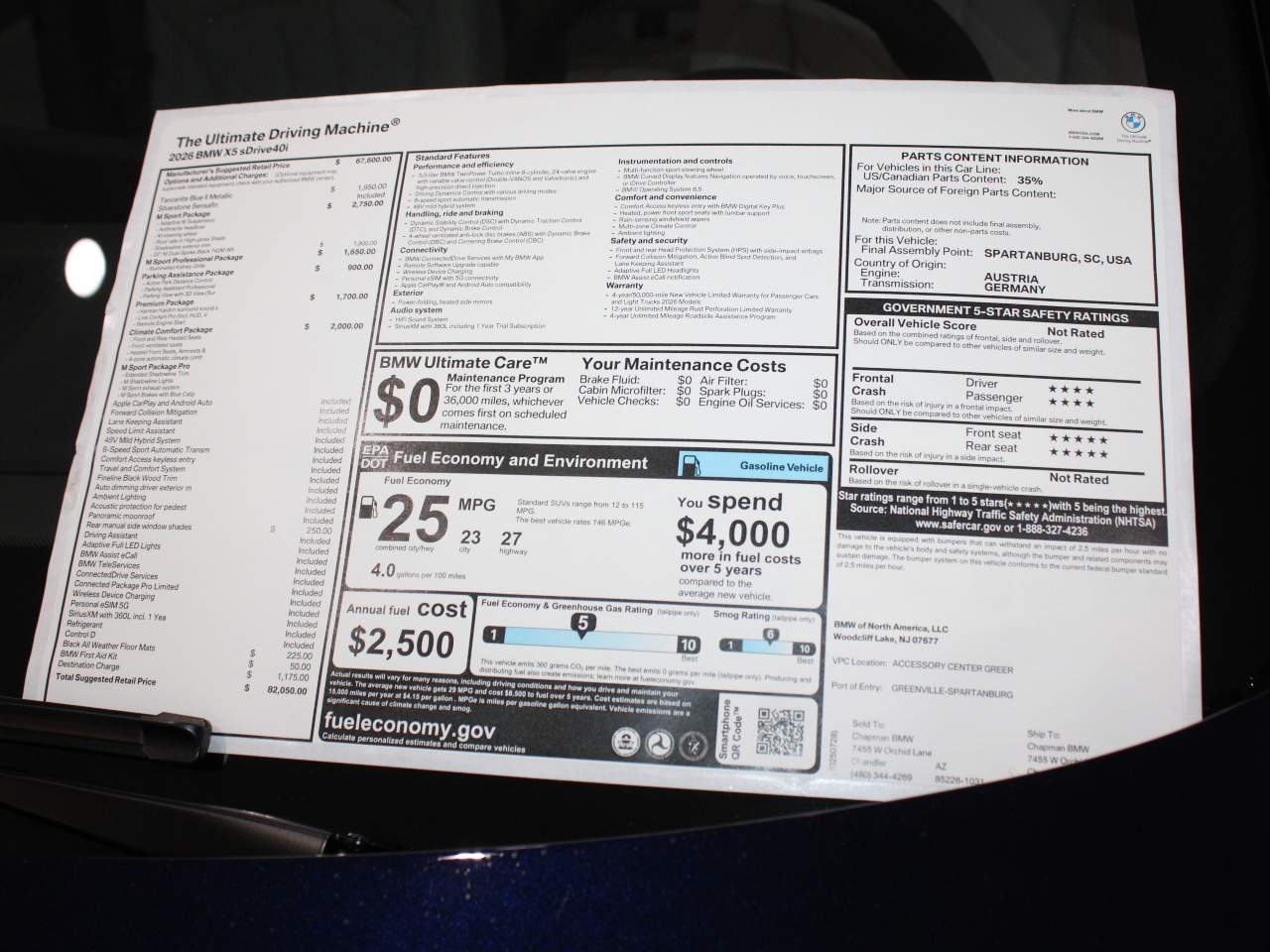 2026 BMW X5 sDrive40i