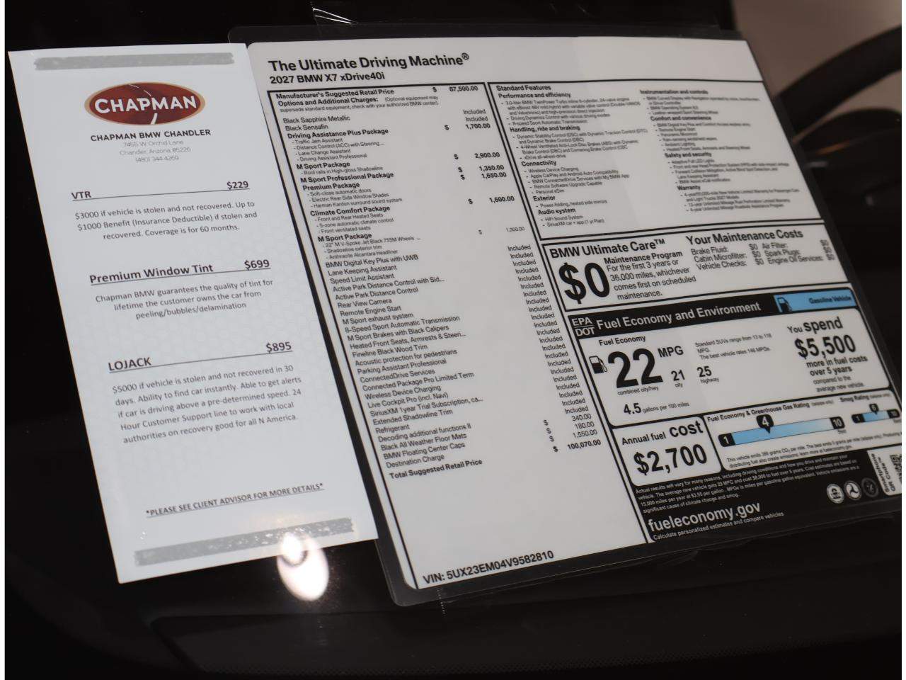 2027 BMW X7 xDrive40i