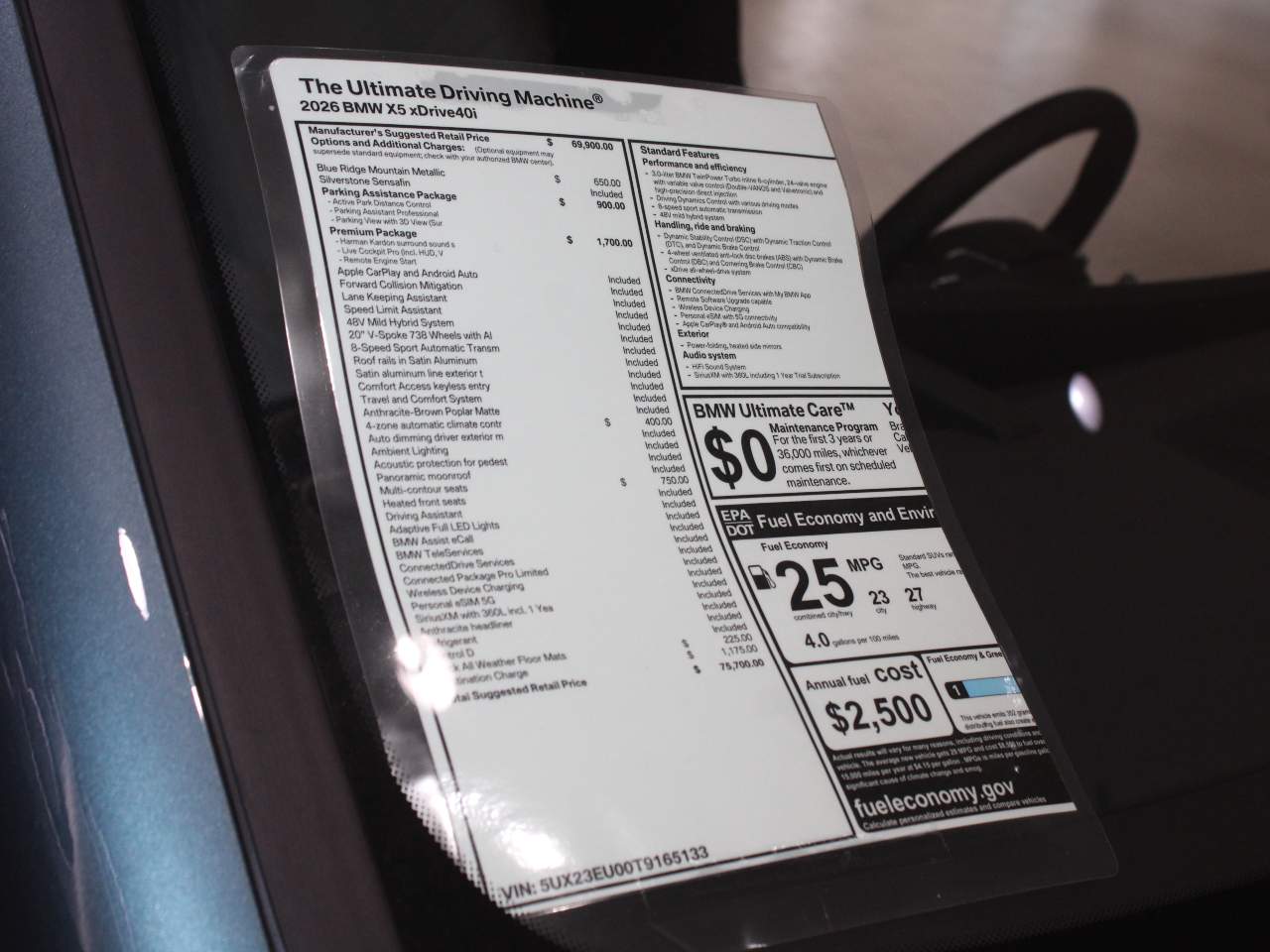 2026 BMW X5 xDrive40i