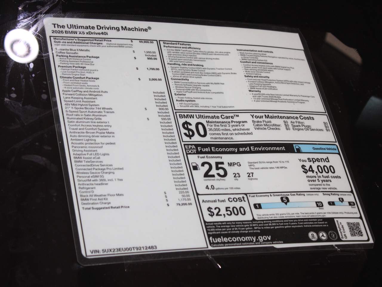 2026 BMW X5 xDrive40i