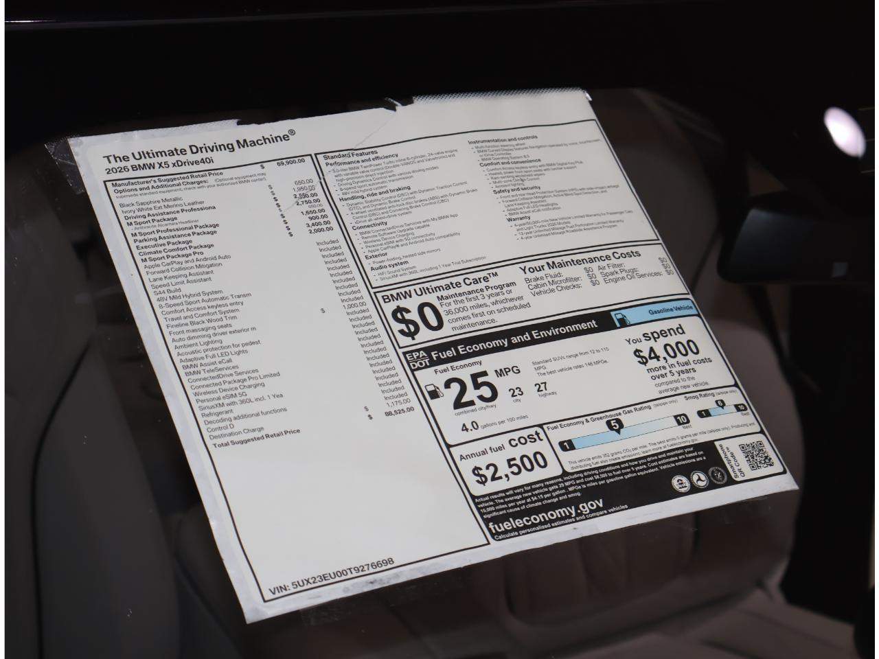 2026 BMW X5 xDrive40i