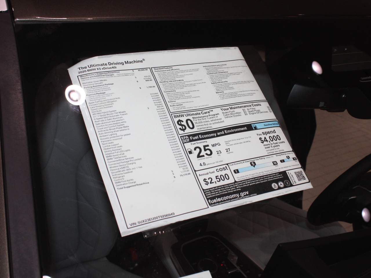 2026 BMW X5 xDrive40i