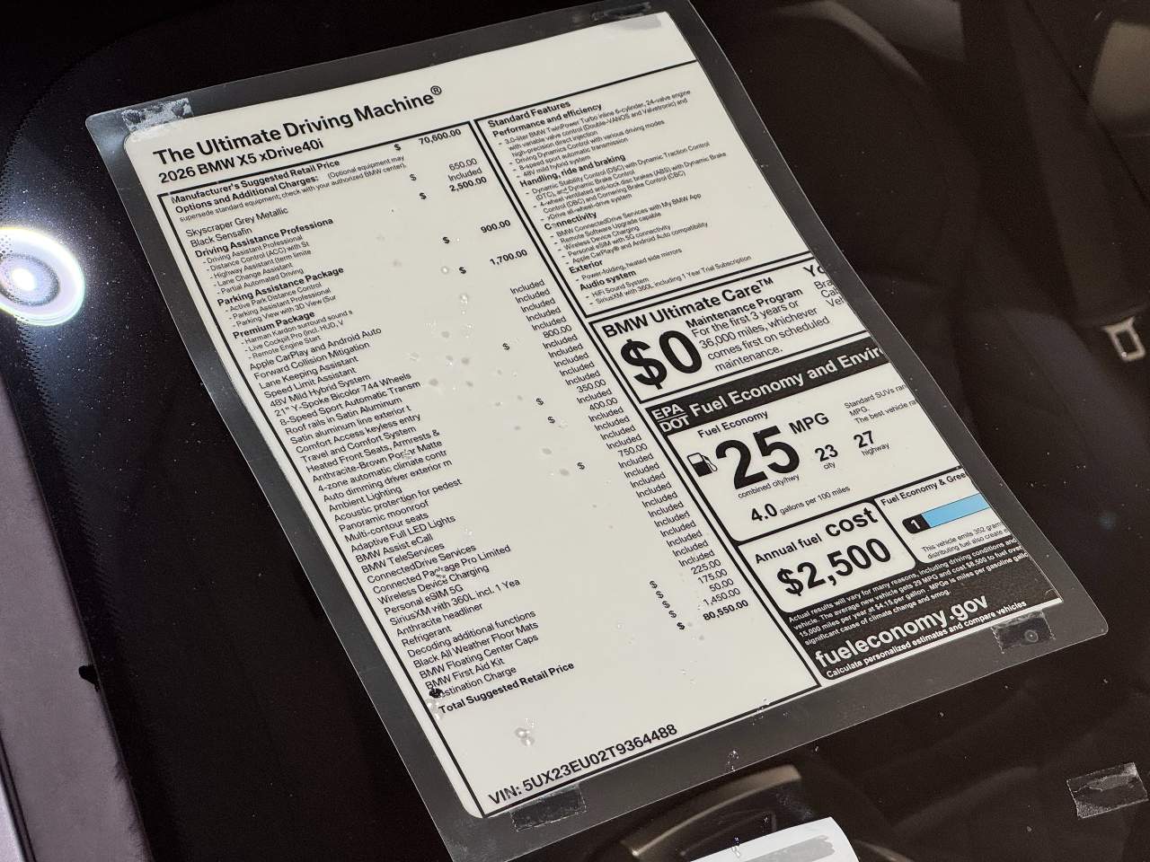 2026 BMW X5 xDrive40i