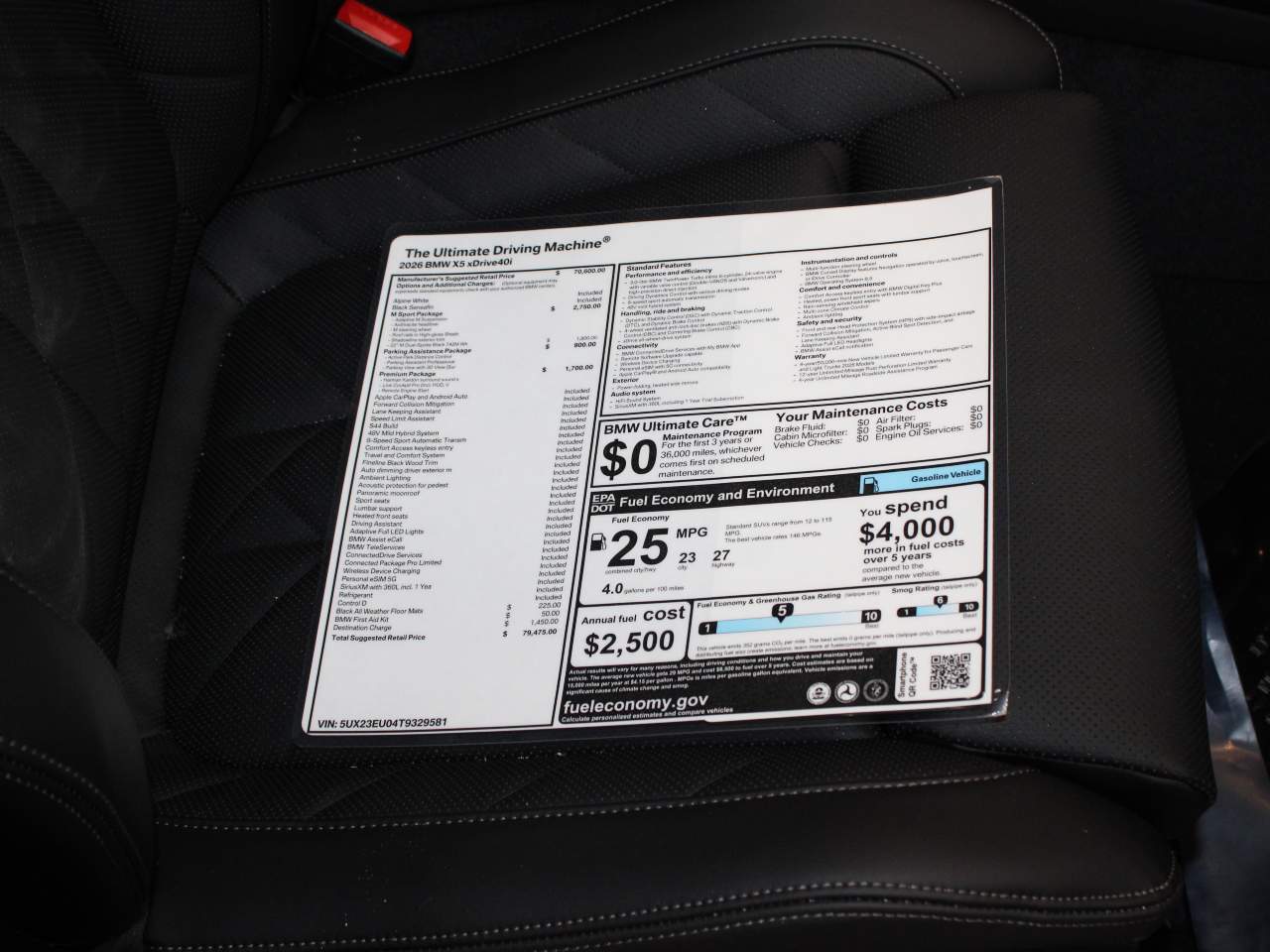 2026 BMW X5 xDrive40i