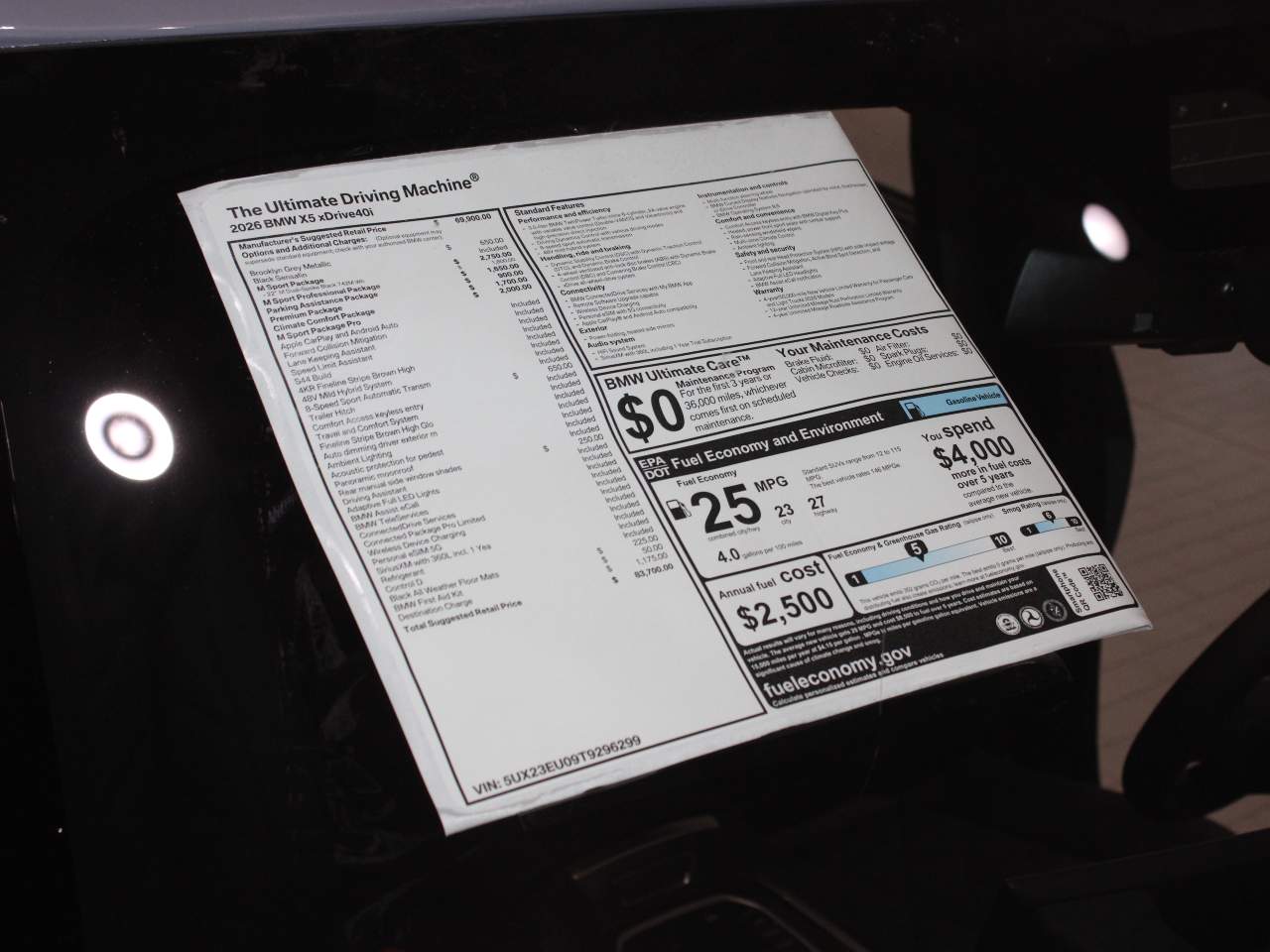 2026 BMW X5 xDrive40i