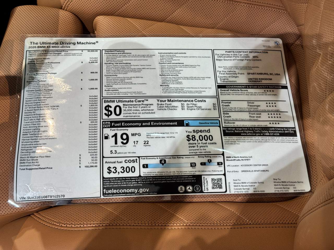 2026 BMW X5 M60i